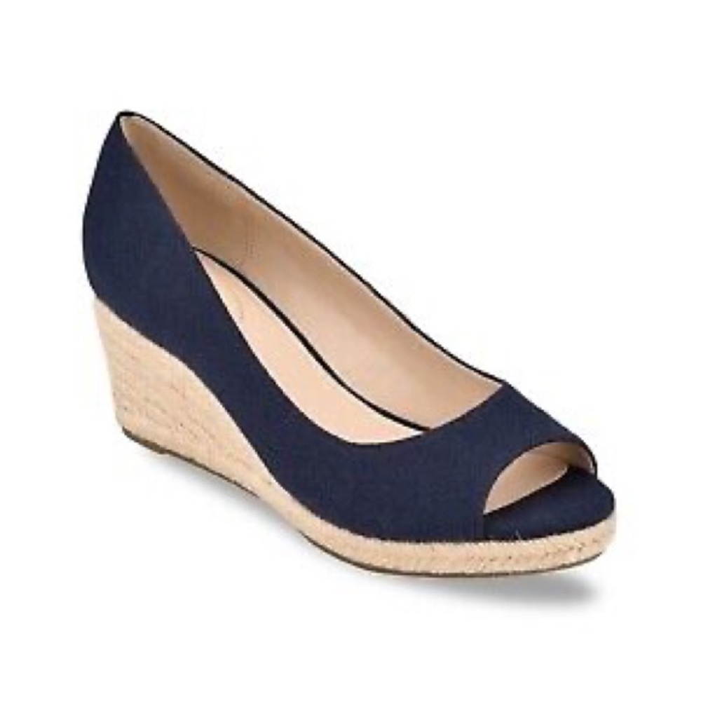 New Women's Nuri Peep-Toe Espadrille Wedge Sandals Size 9